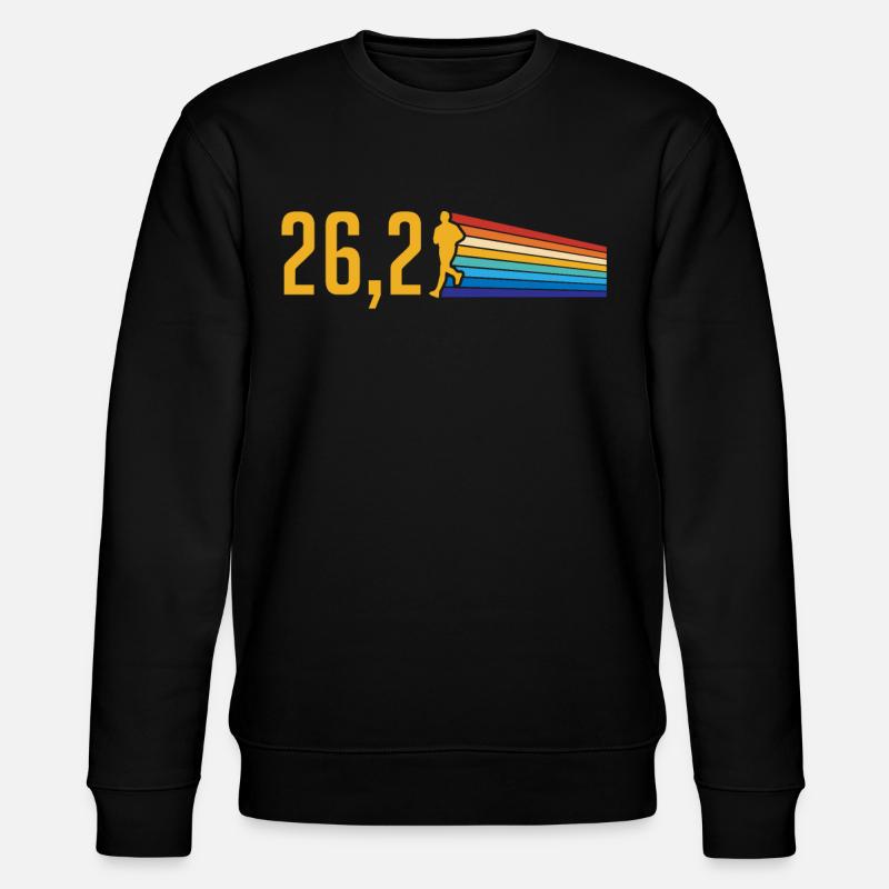 Half Marathon, Marathon, Runner - Stanley/Stella CHANGER Unisex Organic Sweatshirt - black