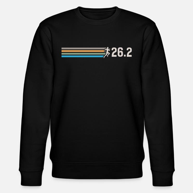 Half Marathon, Marathon, Runner - Stanley/Stella CHANGER Unisex Organic Sweatshirt - black