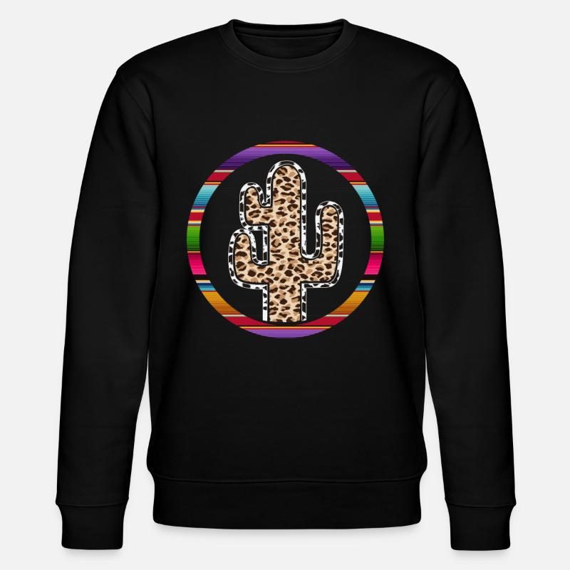 Cactus vache de l’Ouest - Sweat bio CHANGER Stanley/Stella Unisexe - noir