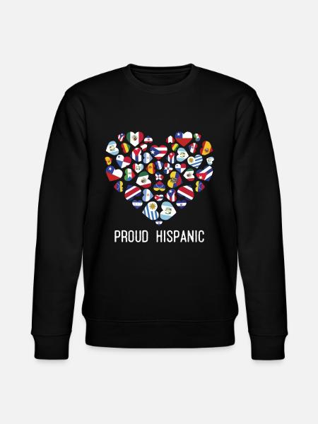 Proud Hispanic - Stanley/Stella CHANGER Unisex Organic Sweatshirt - black