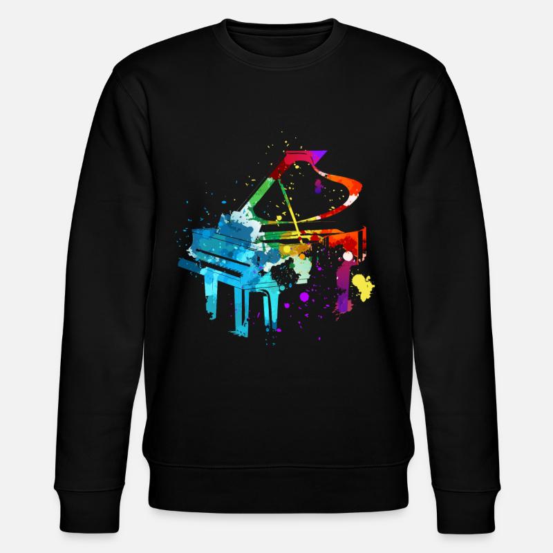 Piano, Pianiste - Sweat bio CHANGER Stanley/Stella Unisexe - noir