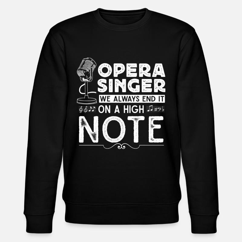 Chanteur d’opéra, voix, opéra - Sweat bio CHANGER Stanley/Stella Unisexe - noir