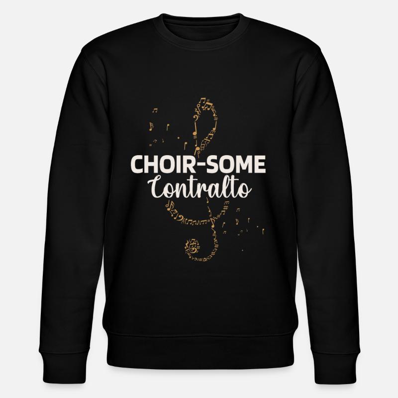 Opera singer, voice, opera - Stanley/Stella CHANGER Unisex Organic Sweatshirt - black