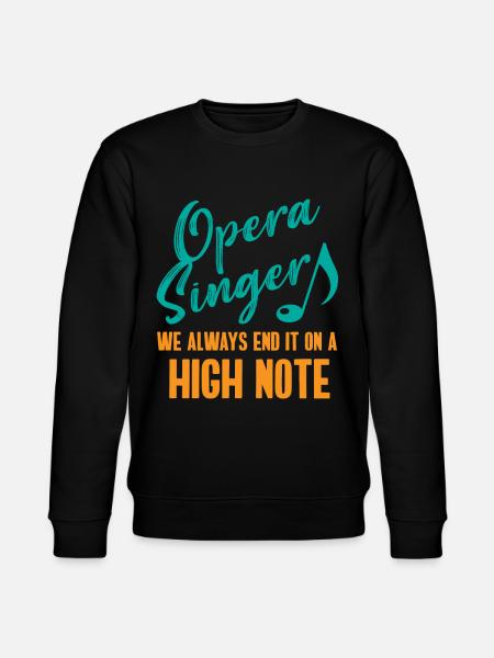 Opera singer, voice, opera - Stanley/Stella CHANGER Unisex Organic Sweatshirt - black