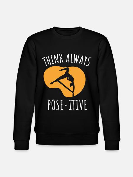 Air winner. Air silk - Stanley/Stella CHANGER Unisex Organic Sweatshirt - black