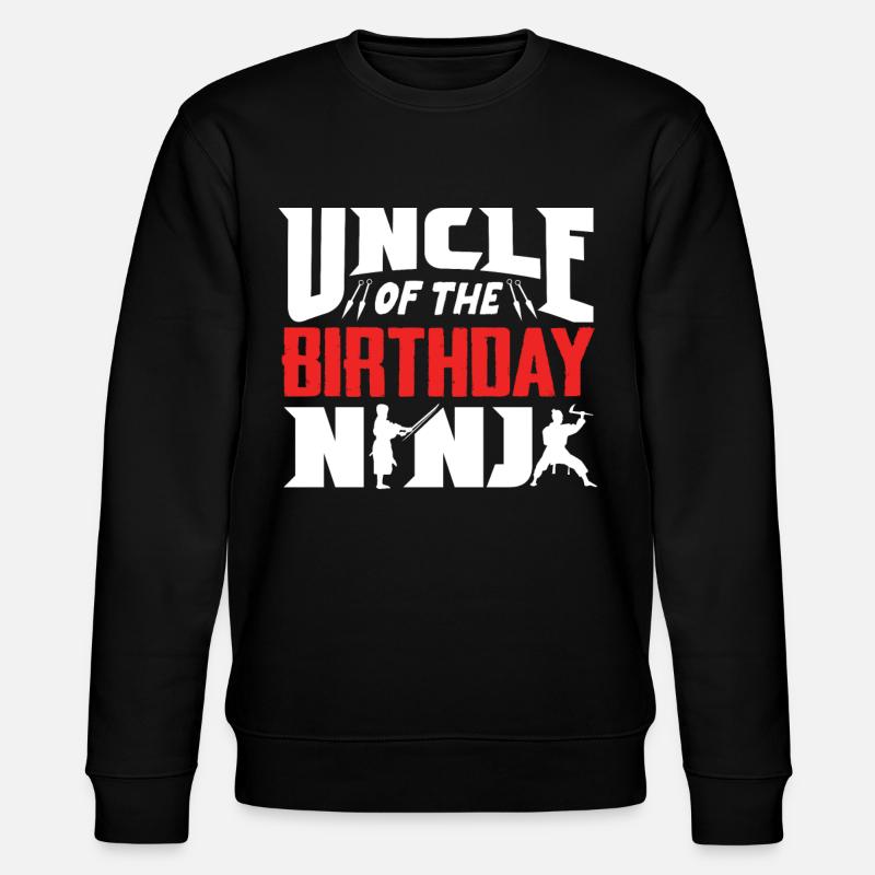 Anniversaire du Ninja, Ninja, - Sweat bio CHANGER Stanley/Stella Unisexe - noir
