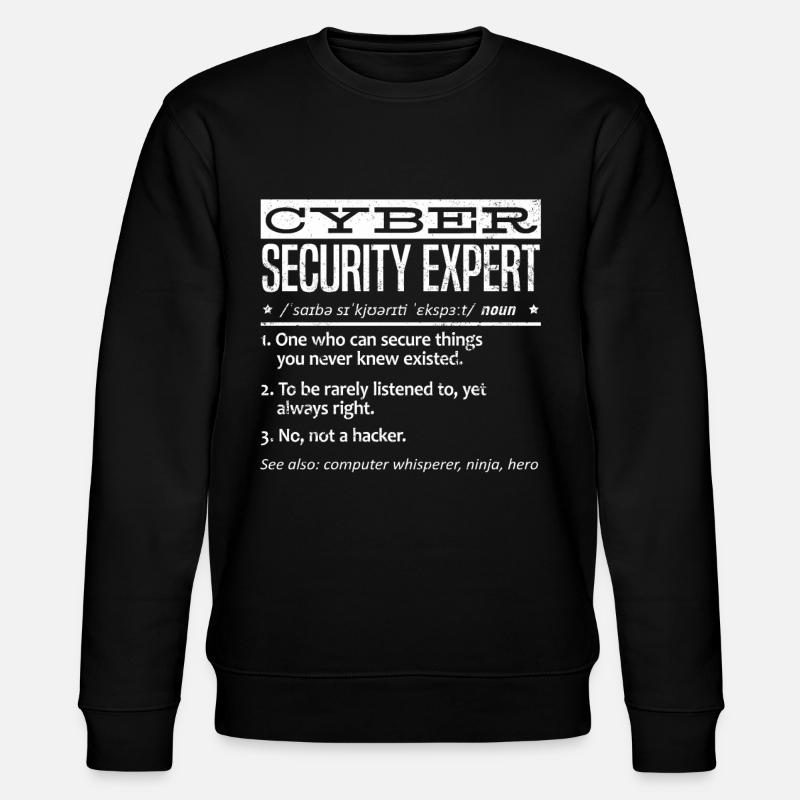 Cybersecurity Expert - Stanley/Stella CHANGER Unisex Organic Sweatshirt - black