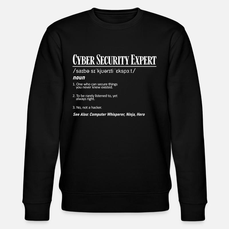 Cybersecurity Expert - Stanley/Stella CHANGER Unisex Organic Sweatshirt - black
