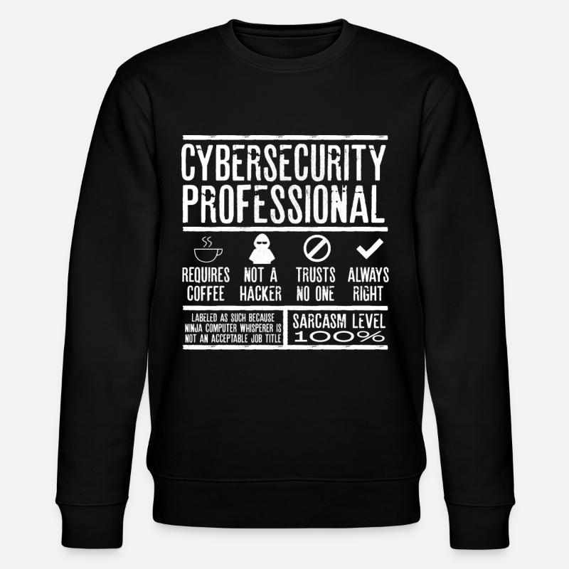 Expert en cybersécurité - Sweat bio CHANGER Stanley/Stella Unisexe - noir