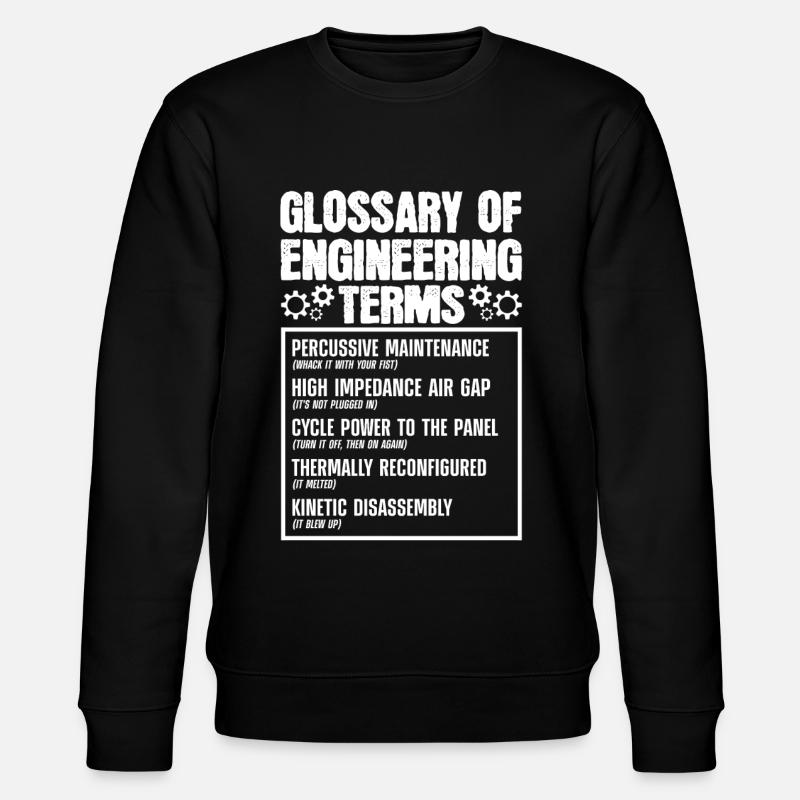 Glossary of technical terms - Stanley/Stella CHANGER Unisex Organic Sweatshirt - black