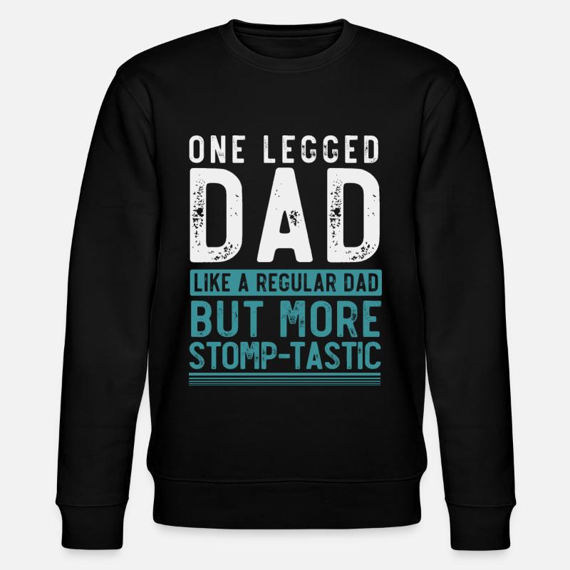 Leg prosthesis, prosthesis, amputee, amputation - Stanley/Stella CHANGER Unisex Organic Sweatshirt - black