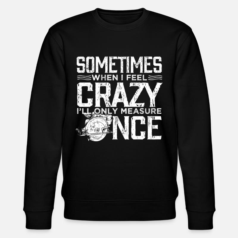 Charpentier, menuisier - Sweat bio CHANGER Stanley/Stella Unisexe - noir