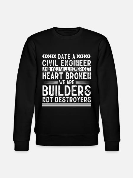 Väg- och vattenbyggnad, Väg- och vattenbyggnad - Ekologisk sweatshirt CHANGER unisex från Stanley/Stella - svart