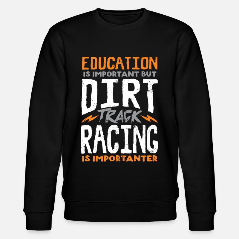 Course sur piste de terre - Sweat bio CHANGER Stanley/Stella Unisexe - noir