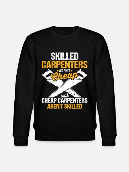 Charpentier, Cadeau de menuisier - Sweat bio CHANGER Stanley/Stella Unisexe - noir