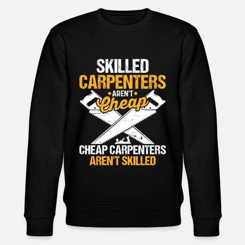 Tischler, Holzarbeiter Geschenk - Stanley/Stella Unisex Bio-Sweatshirt CHANGER  - Schwarz