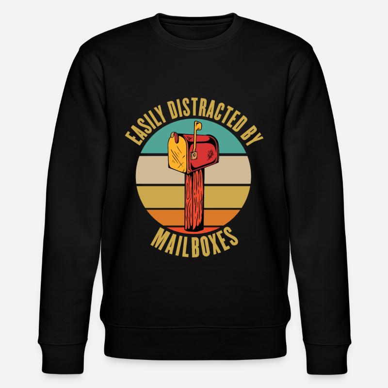 Postal delivery, postal workers - Stanley/Stella CHANGER Unisex Organic Sweatshirt - black