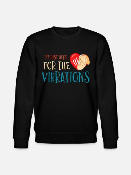 Deaf pride, hearing, disabled, deafness - Stanley/Stella CHANGER Unisex Organic Sweatshirt - black