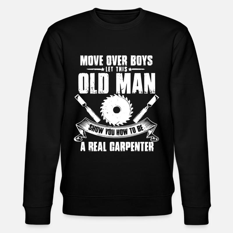 Carpenter, carpenter - Stanley/Stella CHANGER Unisex Organic Sweatshirt - black