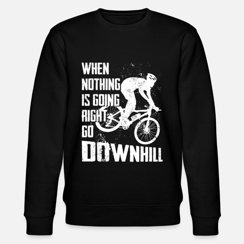 MTB, Mountainbike - Stanley/Stella Unisex Bio-Sweatshirt CHANGER  - Schwarz