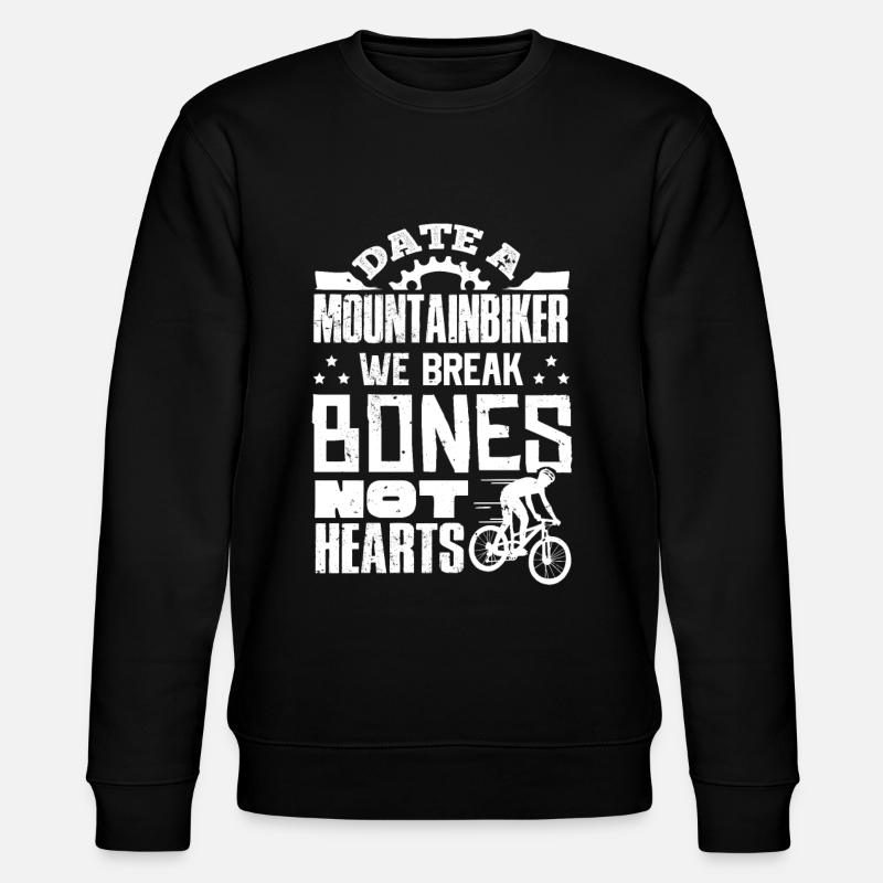 MTB, mountain biking - Stanley/Stella CHANGER Unisex Organic Sweatshirt - black