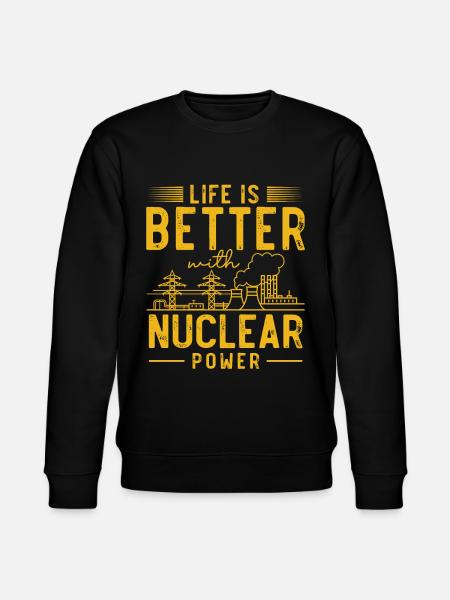 Nuclear Engineer, Nuclear Science, Science - Stanley/Stella CHANGER Unisex Organic Sweatshirt - black