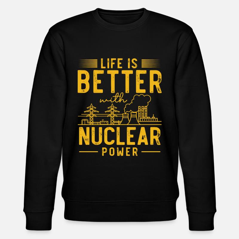Nuclear Engineer, Nuclear Science, Science - Stanley/Stella CHANGER Unisex Organic Sweatshirt - black