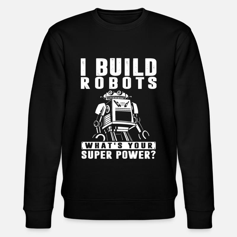 Robotics, Robotics Engineer - Stanley/Stella CHANGER Unisex Organic Sweatshirt - black