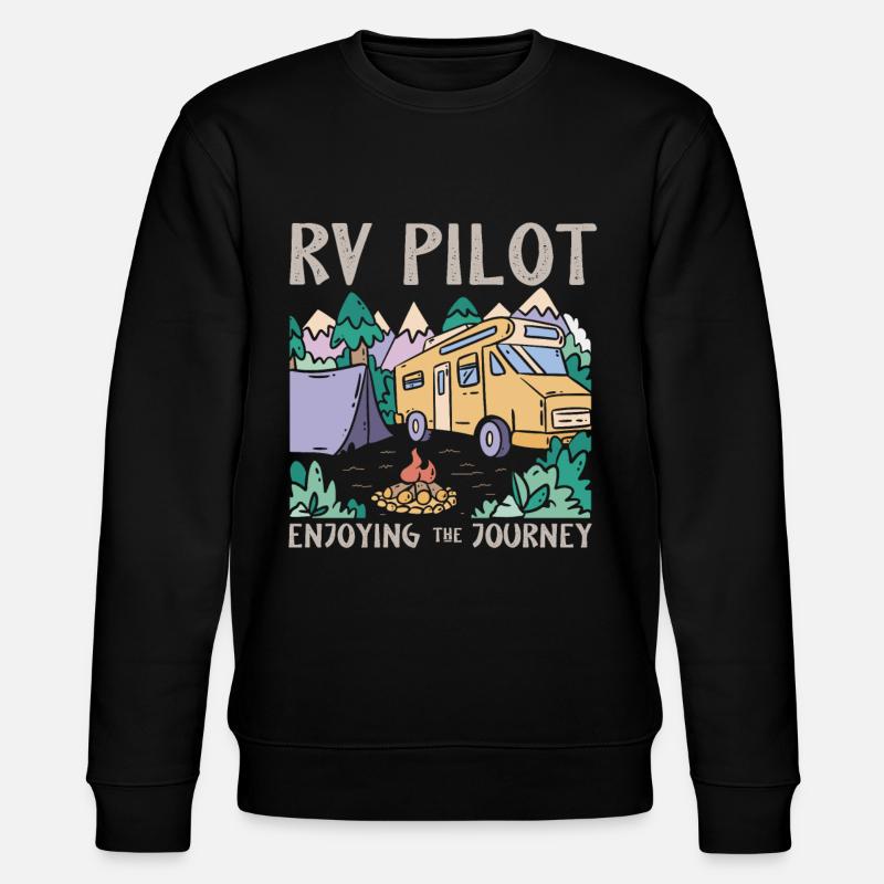 Camping camping-car, VR - Sweat bio CHANGER Stanley/Stella Unisexe - noir