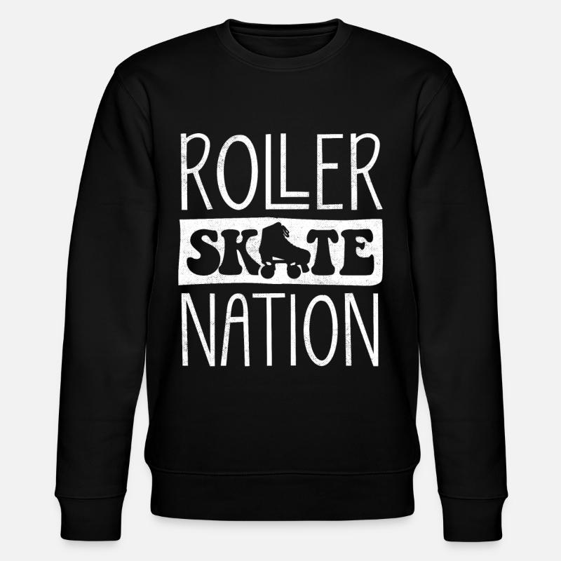 Skating, roller skating - Stanley/Stella CHANGER Unisex Organic Sweatshirt - black