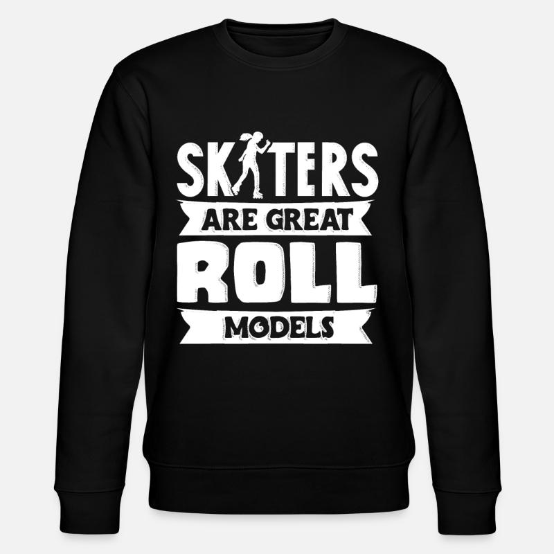 Skating, roller skating - Stanley/Stella CHANGER Unisex Organic Sweatshirt - black