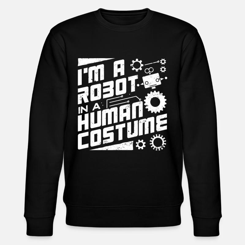 Robotics, Robotics Engineer - Stanley/Stella CHANGER Unisex Organic Sweatshirt - black