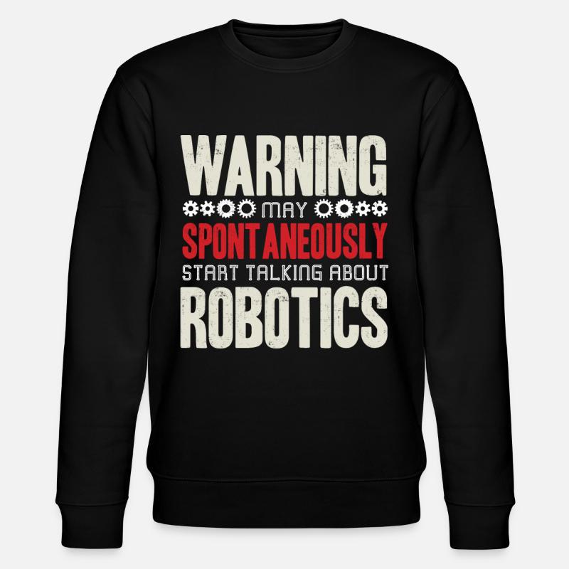 Robotik, Robotikingenieur - Stanley/Stella Unisex Bio-Sweatshirt CHANGER - Schwarz
