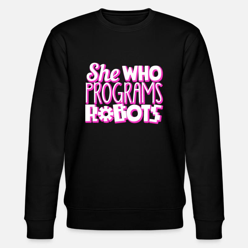 Robotics, Robotics Engineer - Stanley/Stella CHANGER Unisex Organic Sweatshirt - black