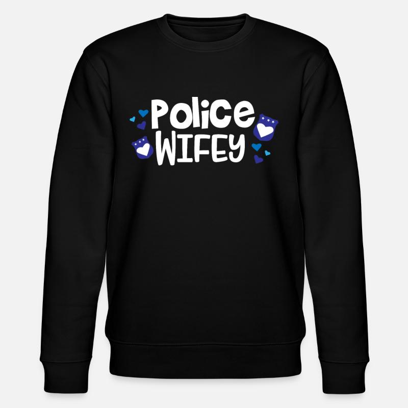 Costume d’uniforme de policier - Sweat bio CHANGER Stanley/Stella Unisexe - noir
