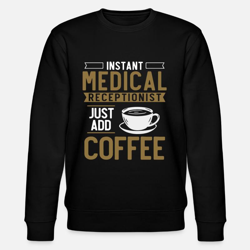 Physician assistant, receptionist - Stanley/Stella CHANGER Unisex Organic Sweatshirt - black
