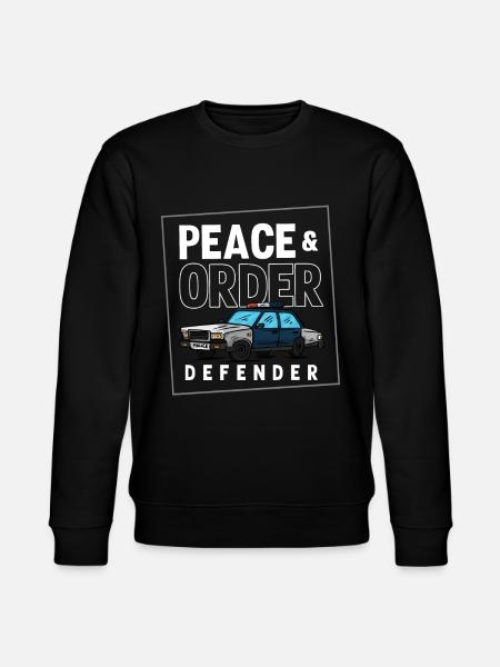 Policeman Costume - Stanley/Stella CHANGER Unisex Organic Sweatshirt - black