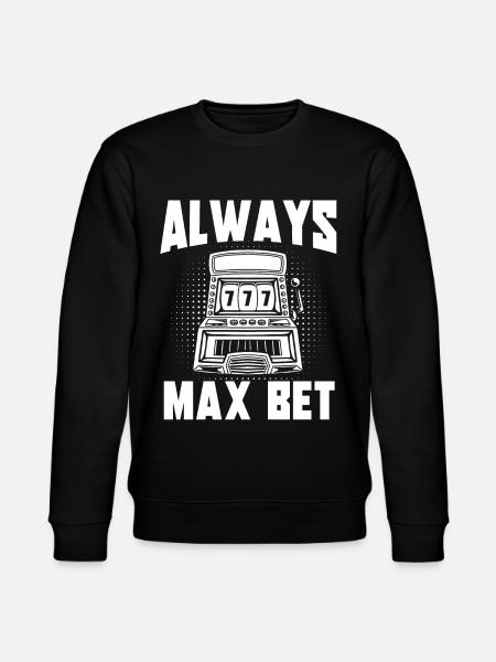 Slot machine, Player, Gambling - Stanley/Stella CHANGER Unisex Organic Sweatshirt - black