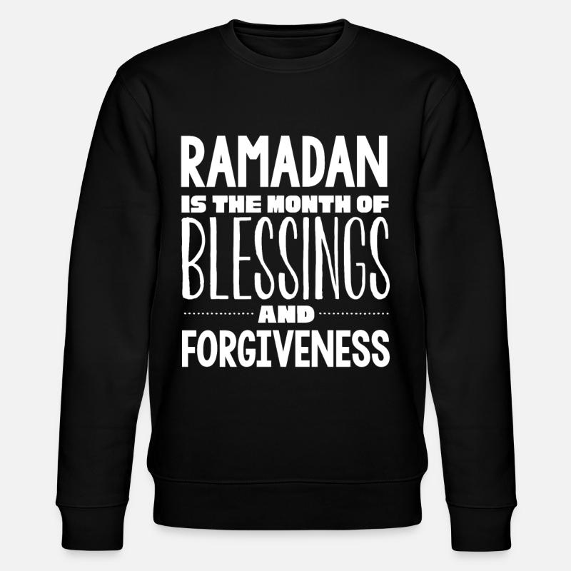 Ramadan celebration, Muslim holiday - Stanley/Stella CHANGER Unisex Organic Sweatshirt - black