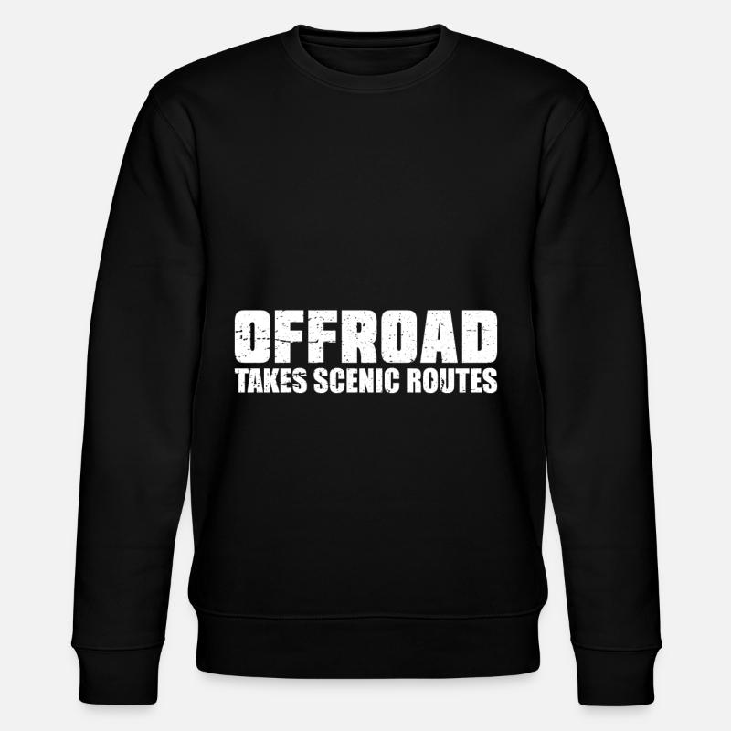 Off-road, 4x4, 4-wheel - Stanley/Stella CHANGER Unisex Organic Sweatshirt - black