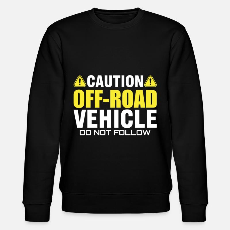 Tout-terrain, 4x4, 4 roues - Sweat bio CHANGER Stanley/Stella Unisexe - noir