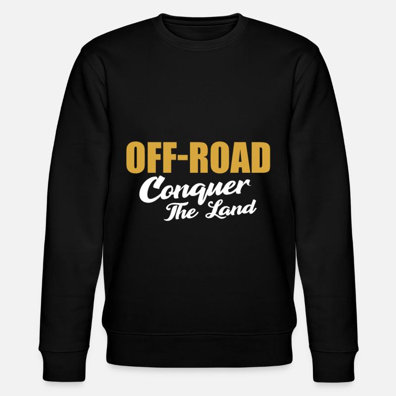 Tout-terrain, 4x4, 4 roues - Sweat bio CHANGER Stanley/Stella Unisexe - noir