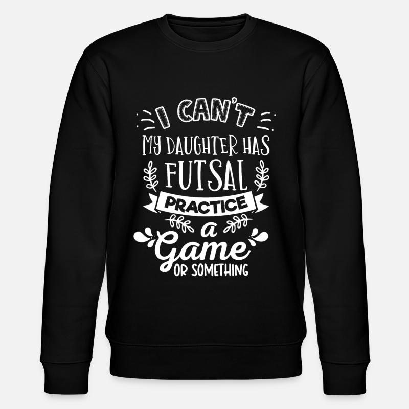 Futsal player, Futsal - Stanley/Stella CHANGER Unisex Organic Sweatshirt - black