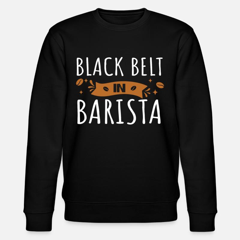 Barista, machine à café - Sweat bio CHANGER Stanley/Stella Unisexe - noir