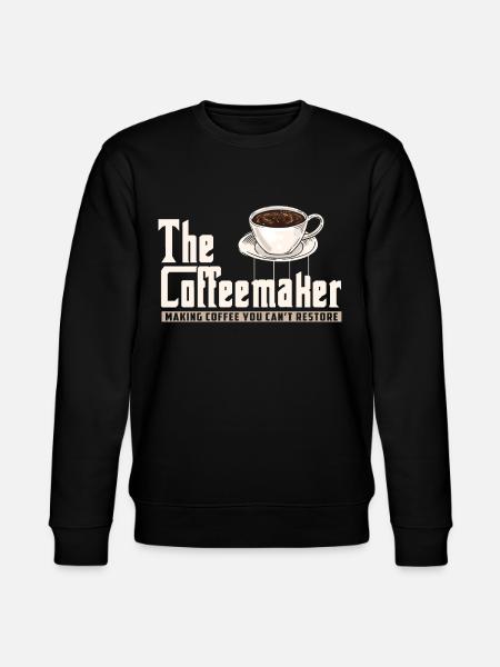 Barista, coffee machine - Stanley/Stella CHANGER Unisex Organic Sweatshirt - black