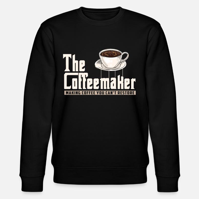 Barista, machine à café - Sweat bio CHANGER Stanley/Stella Unisexe - noir