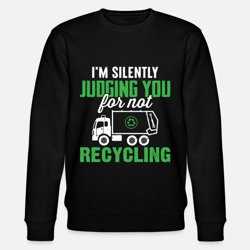 Müllwagenfahrer - Stanley/Stella Unisex Bio-Sweatshirt CHANGER  - Schwarz