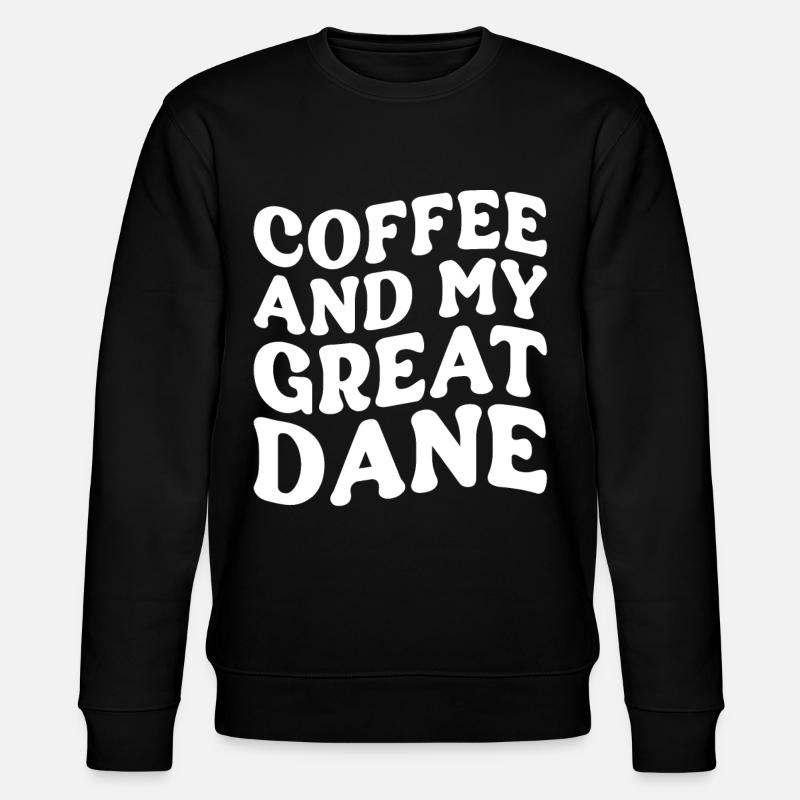 Great Danes, Great Danes - Stanley/Stella CHANGER Unisex Organic Sweatshirt - black
