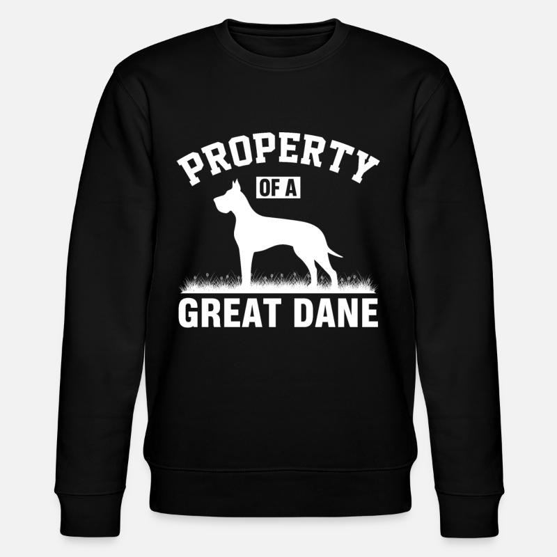 Great Danes, Great Danes - Stanley/Stella CHANGER Unisex Organic Sweatshirt - black