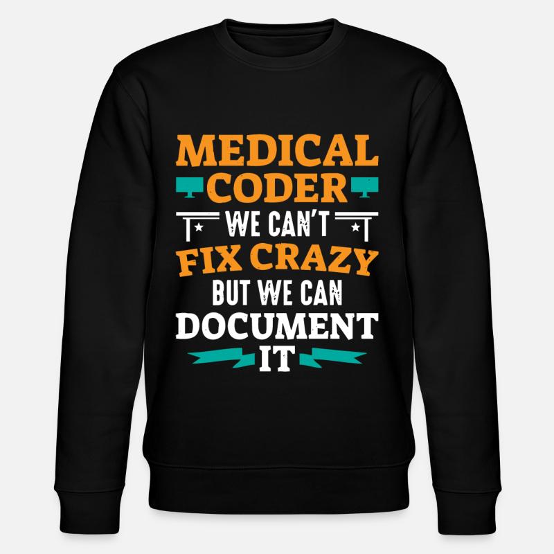 Medical encoder, programmer - Stanley/Stella CHANGER Unisex Organic Sweatshirt - black